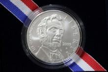 Abraham Lincoln Commemorative Silver Dollar