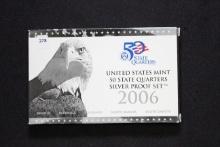 2006 U.S. Mint Fifty State Quarters Silver Proof Set