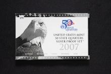 2007 U.S. Mint Fifty State Quarters Silver Proof Set