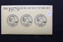 1979 Susan B. Anthony Dollar Souvenir Set