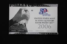 2006 U.S. Mint Fifty State Quarters Silver Proof Set