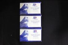 3 - 2003 U.S. Mint Fifty State Quarters Proof Sets; 3xBID