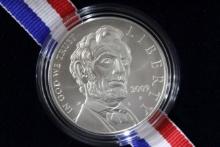 Abraham Lincoln Commemorative Silver Dollar