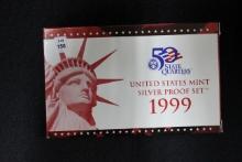 1999 U.S. Mint Silver Proof Set