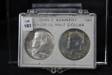 Pair of 1964 Kennedy Half Dollars