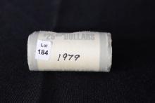 Roll of 1979 Susan B. Anthony Dollars; Unc.; $25 Face Value