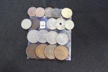 Bag of Foreign Coins; No Silver