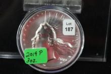 2019 Liberty 3 oz. Silver Round