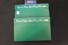 2 - U.S. Mint Proof Sets including 1994 and 1996; 2xBid