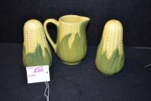 Vintage Shawnee No. 70 Cream Pitcher, Salt and Pepper