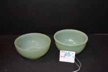 Pair of Fire-King Soup/Mixing Bowls