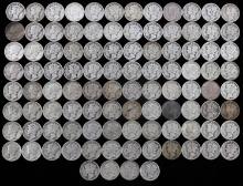 $10 FACE VALUE 90% SILVER COIN LOT MERCURY DIME