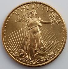 2009 GOLD 1/10 OZT BU AMERICAN EAGLE COIN