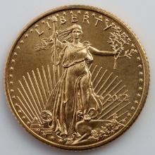 2010 GOLD 1/10 OZT GOLD AMERICAN EAGLE BU COIN