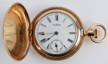 14 K GOLD WALTHAM POCKET WATCH ANTIQUE