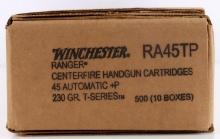 WINCHESTER RANGER 45 AUTO 230 GR T SERIES 500 RDS