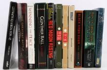 11 MILITARY BOOK LOT W SIGNED GUNTHER RALL