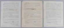 LOT OF 3 CIVIL WAR DISCHARGE DOCUMENTS