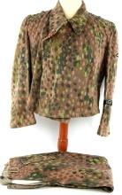 WWII WAFFEN SS PANZER WRAP & TROUSERS 44 DOT HBT