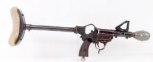 WALTHER MARKED AC43 FLARE PISTOL WITH RARE STOCK