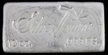 10 OZT .999 FINE SILVER TOWNE BAR INGOT