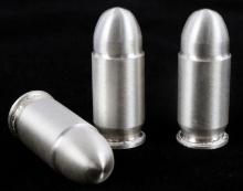 3 1 0UNCE OZT .45 CALIBER .999 FINE SILVER BULLETS