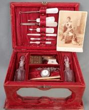 PROSTITUTE VANITY SET IN BOX WITH PISTOL