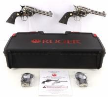 RUGER SASS NEW VAQUERO 357 MAG REVOLVER SET OF 2