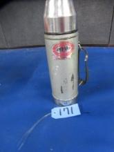 OLD UNO VAC THERMOS MADE IN CONN. USA- UNBREAKABLE