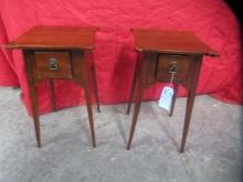 PAIR OF NIGHT STANDS /END TABLES 14 X 24