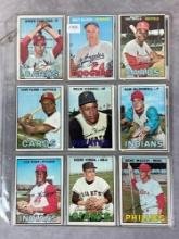 18-1967 Topps Baseball Lot- Excellent w/HOFers