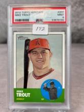 2012 Topps Heritage Mike Trout PSA 9