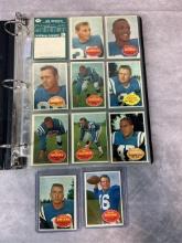 1960 Topps football starter set w/ Unitas, Gifford, 119 cards, no duplicates