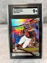 Myles Garrett Rookie Card 2017 Select #206 SGC 9 Silver Holo