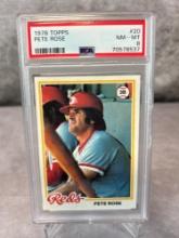 Pete Rose 1978 Topps #20 PSA 8