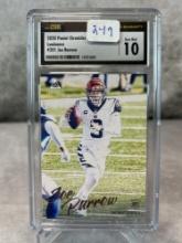 Joe Burrow Rookie Card 2020 Luminance #201 CSG 10