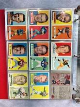 1957 Topps football starter set: 95 cards, in a binder, all in order, Stars & Rookies