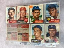 1953 Topps baseball, 60 cards, no duplicates, in  order