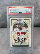 2019 Panini Legacy Nick Bosa PSA 10 Card and PSA 10 Autograph