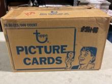 1986 Topps vending case, 24 sealed boxes, baseball