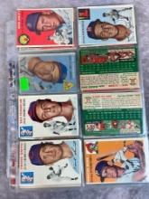 1954 Topps baseball lot of 45, no duplicates, in order