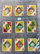 18- 1951 Topps Red Backs w/HOFers- Poor Condition