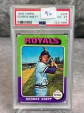 George Brett Rookie Card 1975 Topps #228 PSA 4