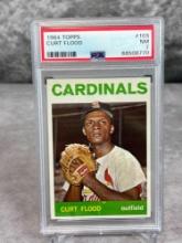 Curt Flood 1964 Topps #103 PSA 7