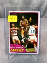 1981-1982 Magic Johnson Topps 2nd Year card