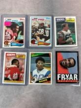 Topps Rookie lot of 6 w/ Munoz, Lott, Hailey, Fryar, Erik D., Gary Z.