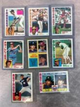 1984 Topps baseball star lot of 8 w/Mattingly Rookie