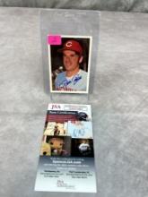 Pete Rose signed card, JSA