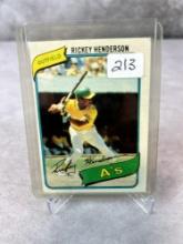 1980 Topps Rickie Henderson Rookie