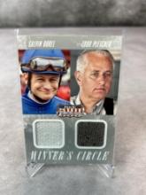 (3) 2015 Panini Americans Winner's Circle Memorabilia lot Horse Racing Jockey & Trainer